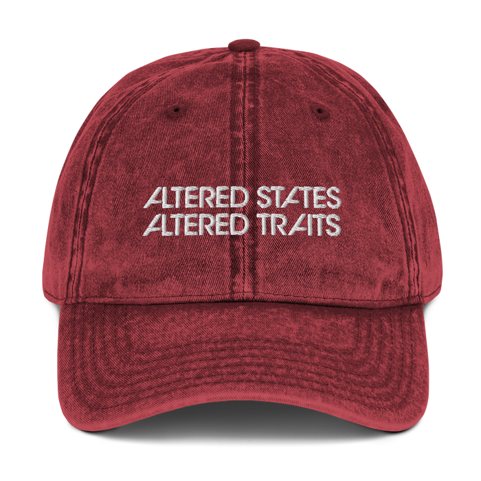 Altered States Altered Traits Vintage Cotton Twill Cap