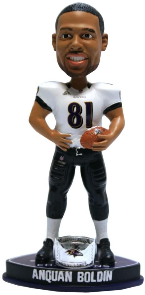 Anquon Boldin Baltimore Ravens Away Bobblehead NFL