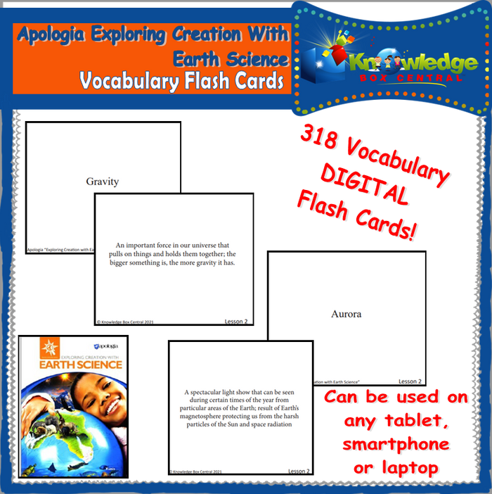 Apologia Exploring Creation with Earth Science Lapbook Package (Lessons 1-14)