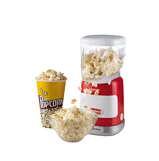 2956/00/Ariete Popcorn maker 1100W, Capacity 60g,Hot air cooking system,Red 1100 / 600ML / YES