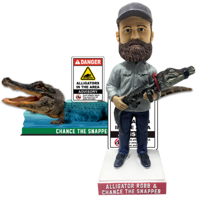 Chance the Snapper Frank "Alligator" Robb Bobbleheads