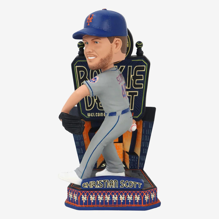 Christian Scott New York Mets Major League Debut MLB Baseball Bobblehead