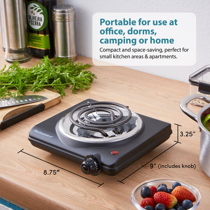 Portable for use at office, dorms, camping or home. Compact and space-saving, perfect for small kitchen areas & apartments.