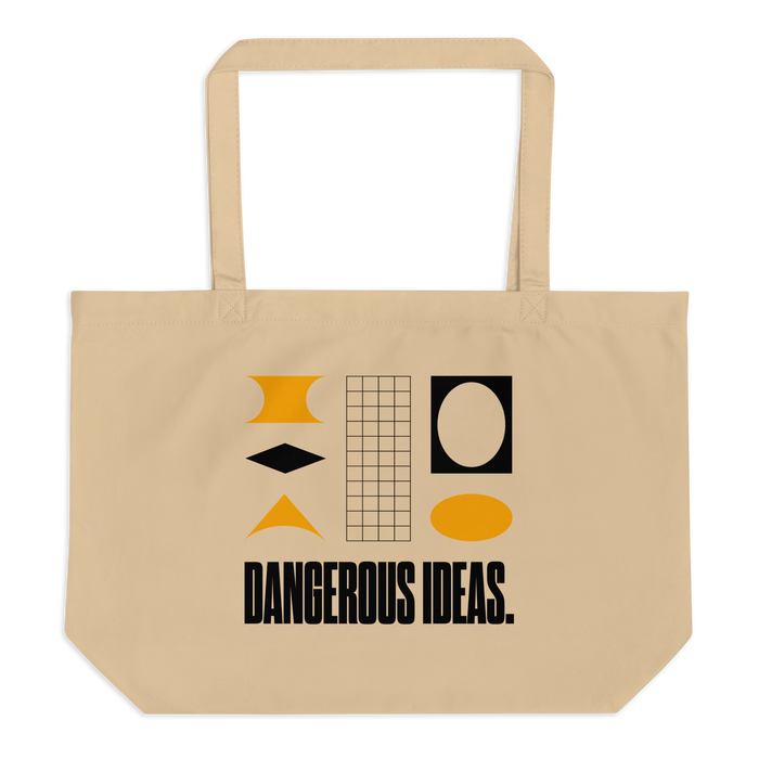 Dangerous Ideas Large Organic Tote Bag