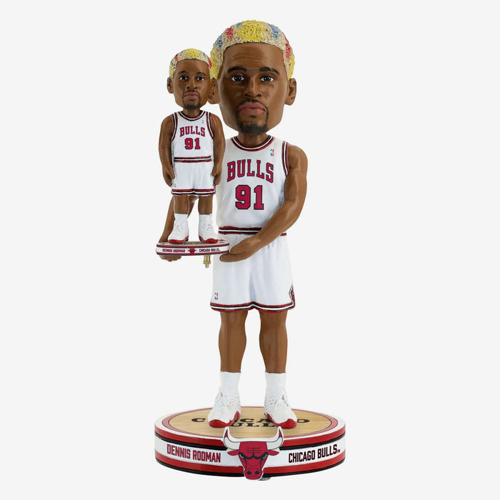 Dennis Rodman Chicago Bulls Bobble Dubblz NBA Basketball Bobblehead