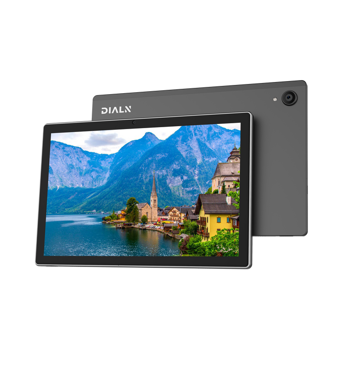 DIALN X10G Android 13 Tablet (4G LTE) - 64GB, 10.1” HD Display, Quad-Core Processor, Dual 8MP Cameras