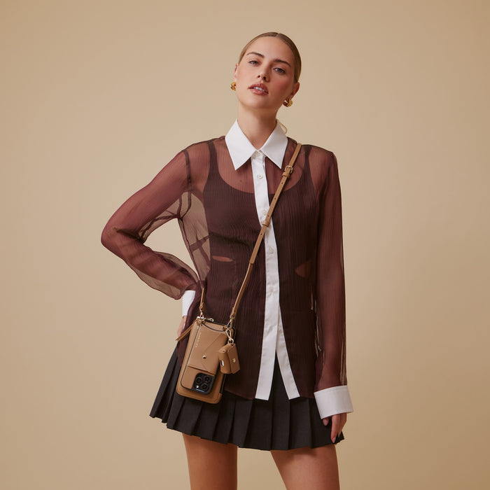 Donna Tan Set - Tan/Gold