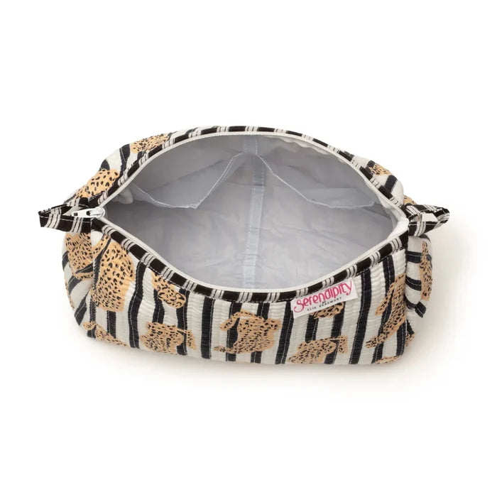 Elie Beaumont Serendipity Cosmetic Bag - Leopard