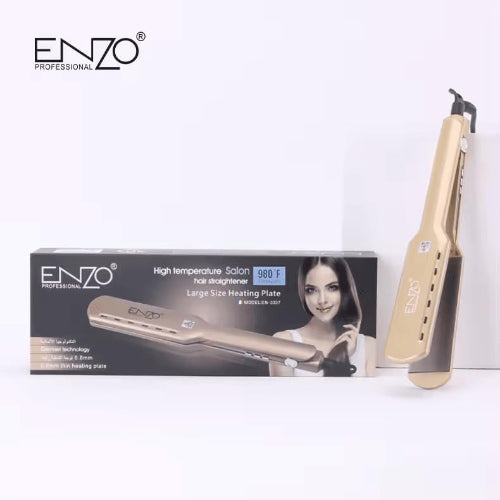 Enzo Hair Straightener Ceramic, Titanium Gold