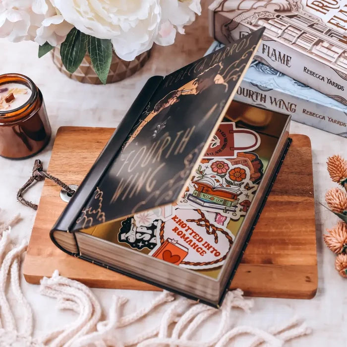 Fourth Wing Inspired Book Tin Accessories