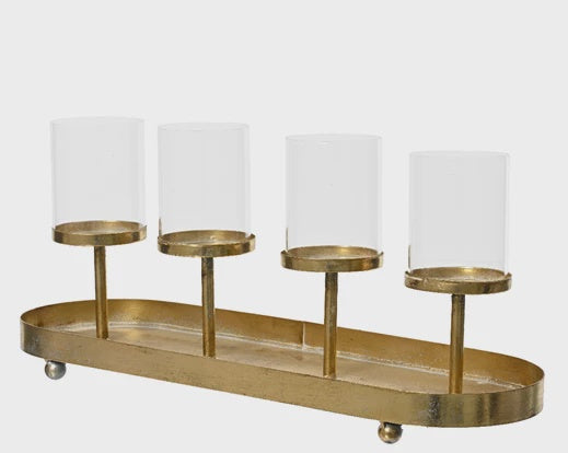 Gold Candle Holder