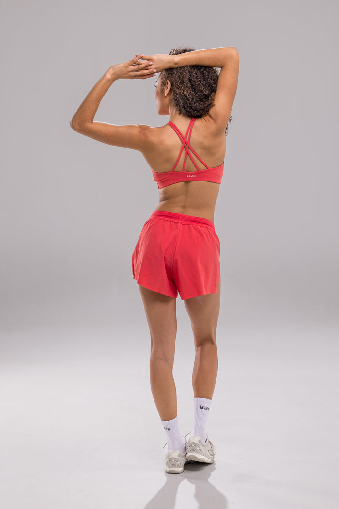 Halo Short Mid|High Rise - Papaya