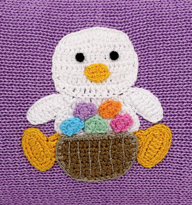 Handmade Baby Easter Duckling Pillow- Fair Trade - Give Back Goods