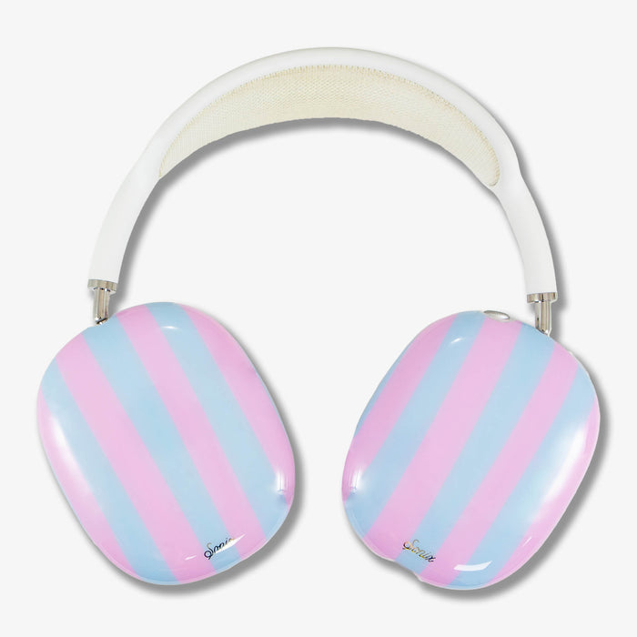 Jelly Stripe AirPods Max Cover - Blue / Pink