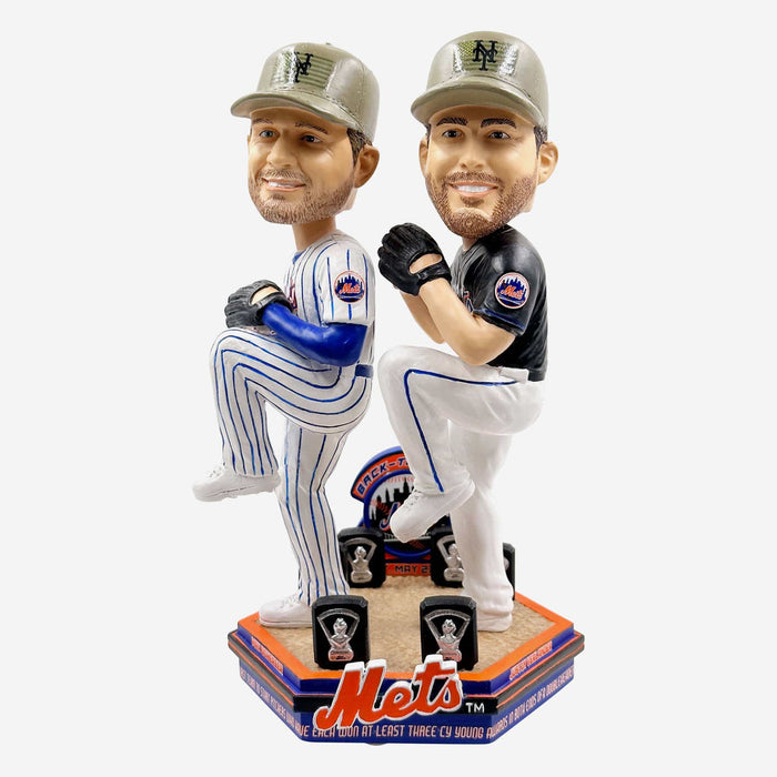 Justin Verlander Max Scherzer New York Mets Dual MLB Baseball Bobblehead