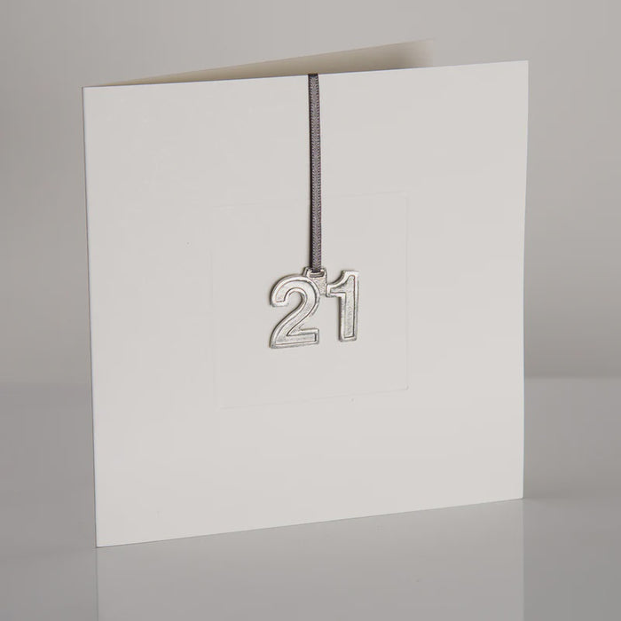 Lancaster & Gibbings 21 Greetings Card