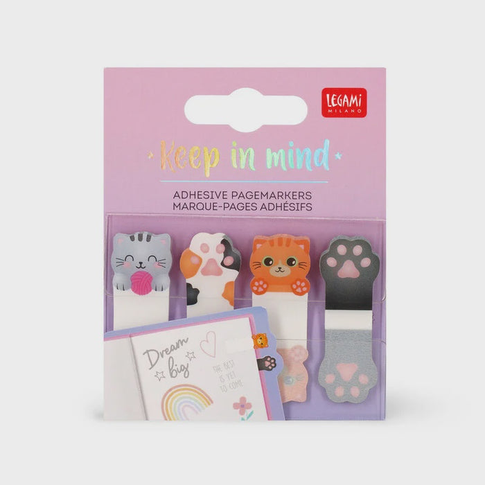 Legami Keep In Mind Adhesive Pagemarkers - Kitty