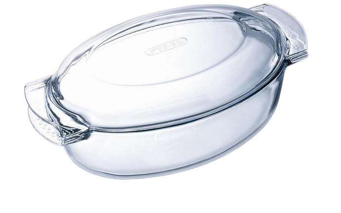 Lid spare part - oval glass casserole