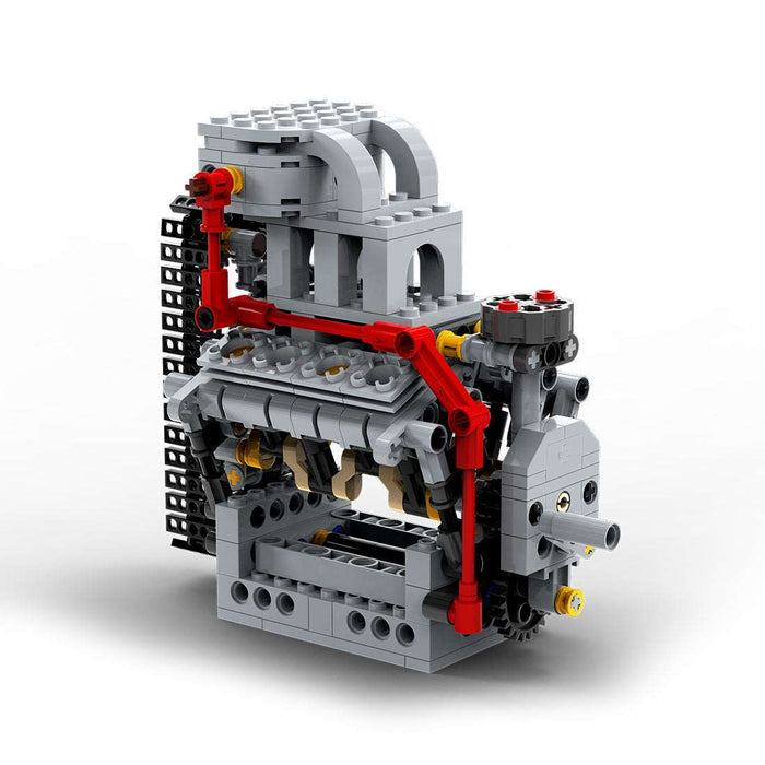 Mini V8 Engine Klemmbausteine - LesDiy - Klemmbausteine