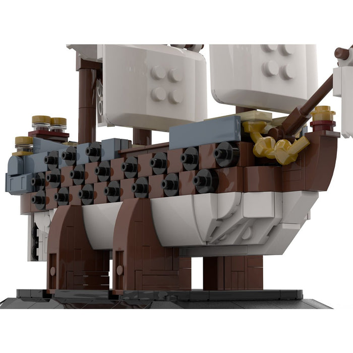 MOC - 186253 Model ship of the Zeven Provinciën Klemmbausteine - LesDiy - Klemmbausteine