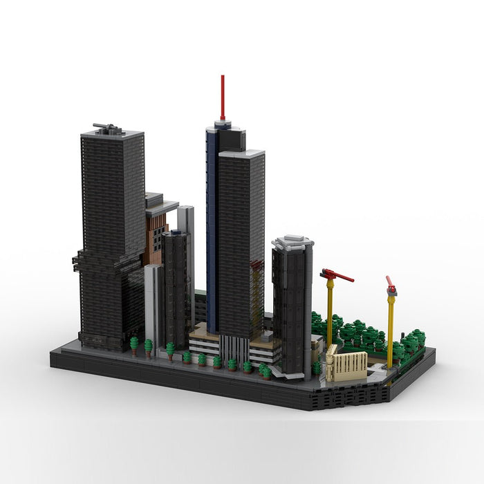 MOC - 194839 Frankfurt Neue Mainzer Straße skyscrapers part 1 Klemmbausteine - LesDiy - Klemmbausteine