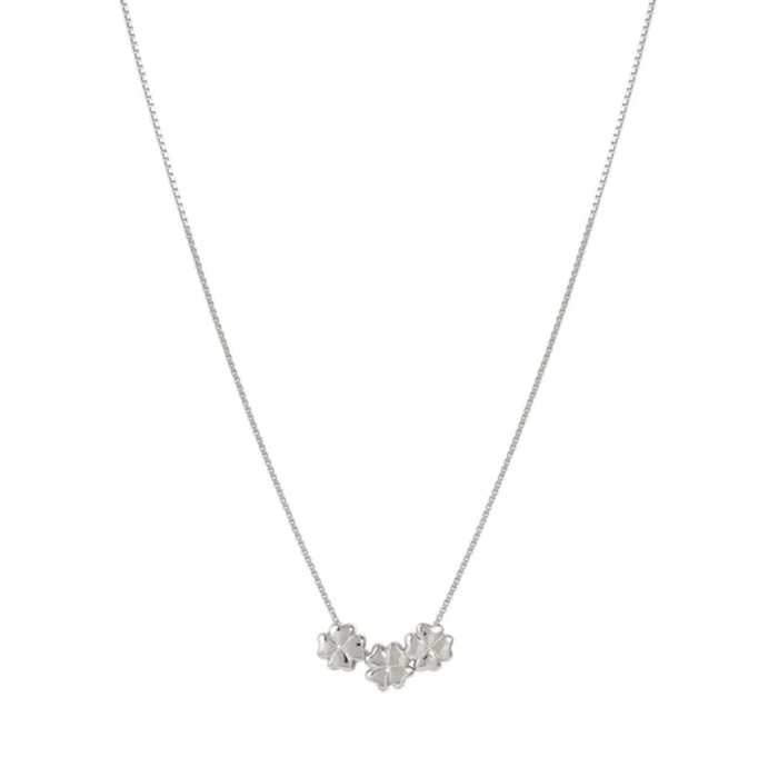 Nomination Armonica Silver Necklace - Four Leaf Clovers