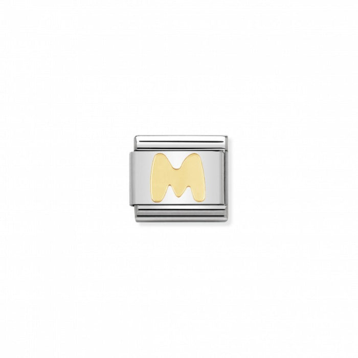 Nomination Gold Letter M Charm