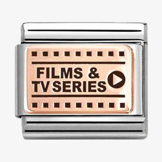 Nomination Classic Rose Gold Films & TV Series Charm