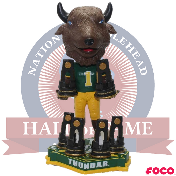 North Dakota State Bison NCAA College Football National Champions Bobblehead