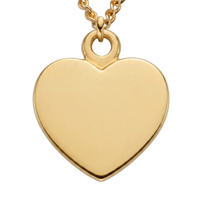 Ocean Heart Halskette Gold