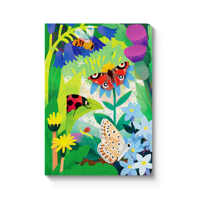 Ohh Deer A6 British Insects Paperback Notebook