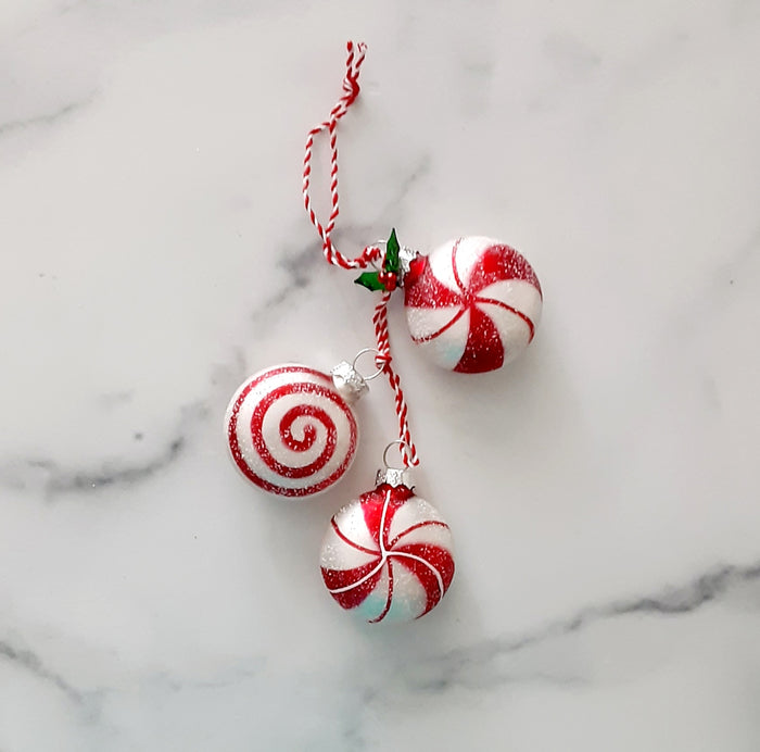 Ornament Peppermint Cluster
