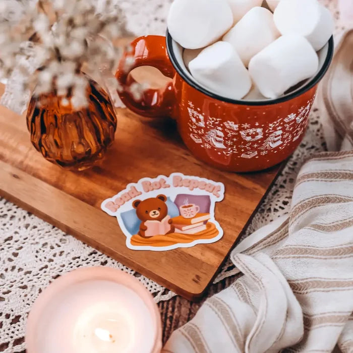 Read Rot Repeat Sticker Stickers