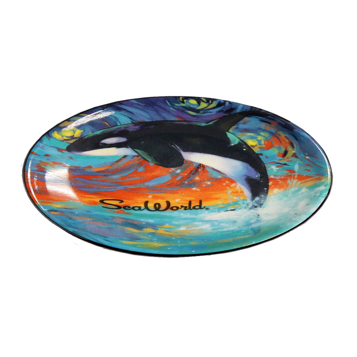 SeaWorld Orca Painter Trinket Dish