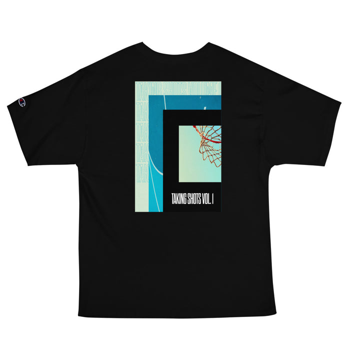 Taking Shots Volume 1 Champion T-shirt