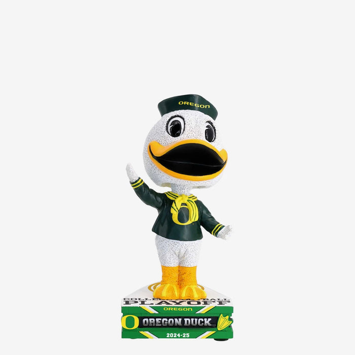 The Oregon Duck Oregon Ducks CFP Inaugural Playoff Mini Bighead Bobblehead NCAA