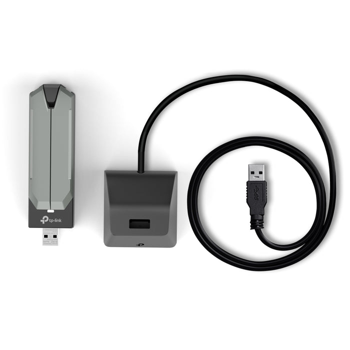Tp-Link Wireless USB Adapter, WiFi 7 High Gain, Grey