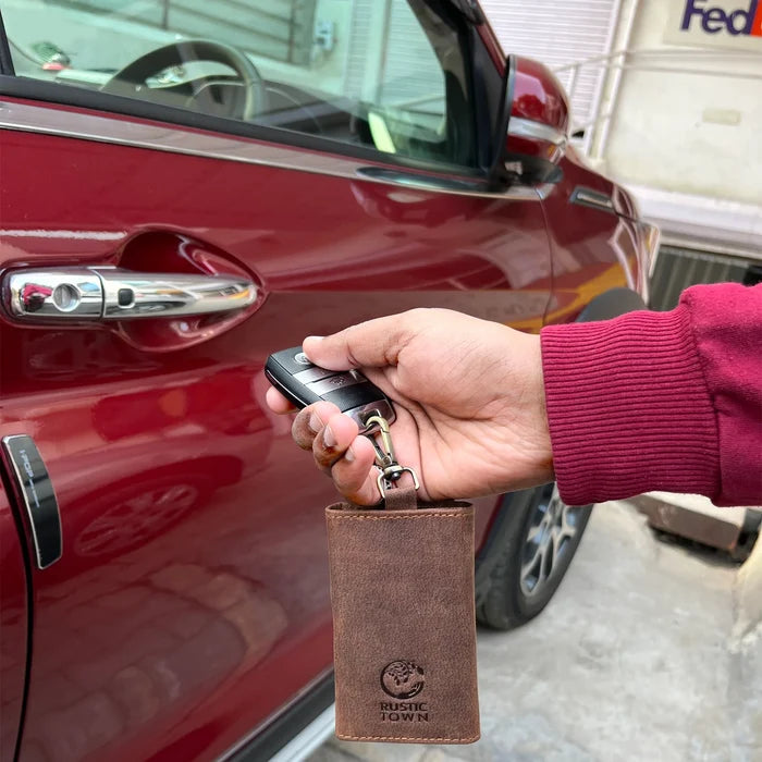 Leather key holder