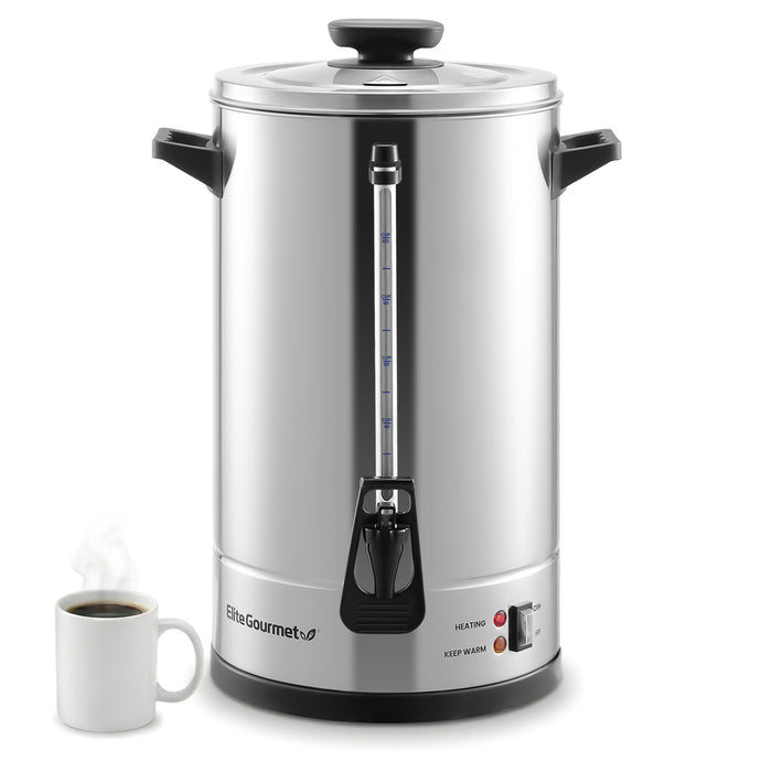 100 Cup Stainless Steel Coffee Urn with Dispenser