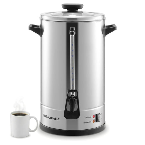 100 Cup Stainless Steel Coffee Urn with Dispenser