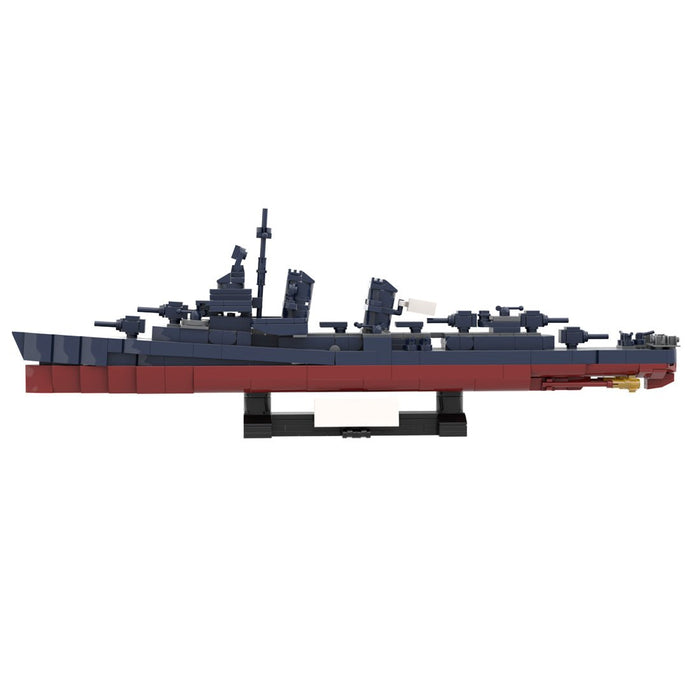 1/300 Scale USS Johnston (DD - 557) Destroyer Military  Klemmbausteine - LesDiy - Klemmbausteine