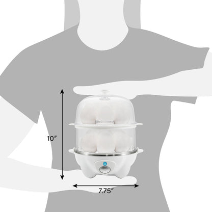 14-Egg Easy Egg Cooker, Steamer, Poacher