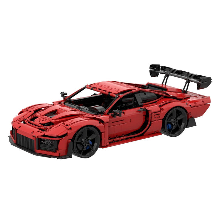 1/8 Maßstab 935 Sportwagen Tech Klemmbausteine - LesDiy - Klemmbausteine