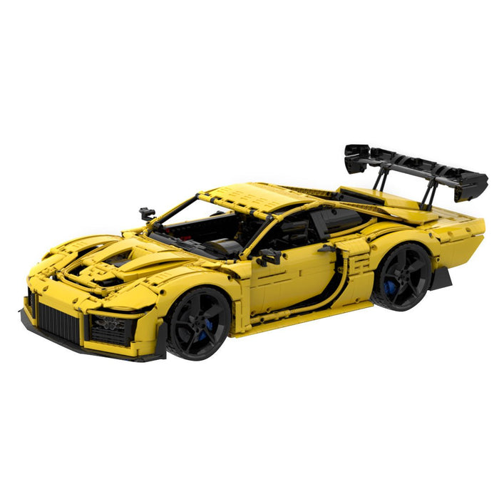 1/8 Maßstab 935 Sportwagen Tech Klemmbausteine - LesDiy - Klemmbausteine