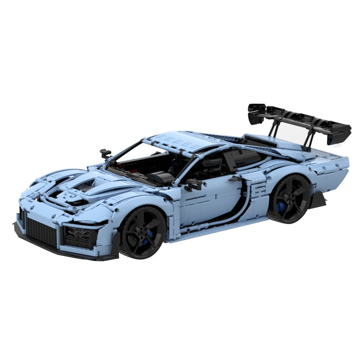 1/8 Maßstab 935 Sportwagen Tech Klemmbausteine - LesDiy - Klemmbausteine