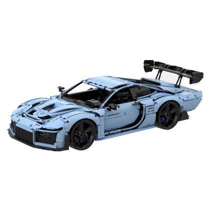 1/8 Maßstab 935 Sportwagen Tech Klemmbausteine - LesDiy - Klemmbausteine