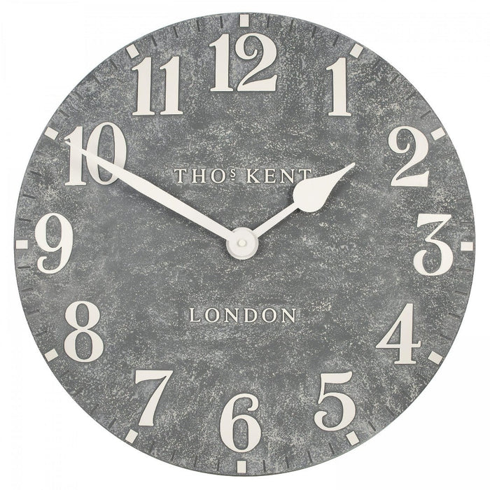 20" Outdoor Arabic Wall Clock - Cement