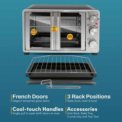 25L French Door Toaster Oven