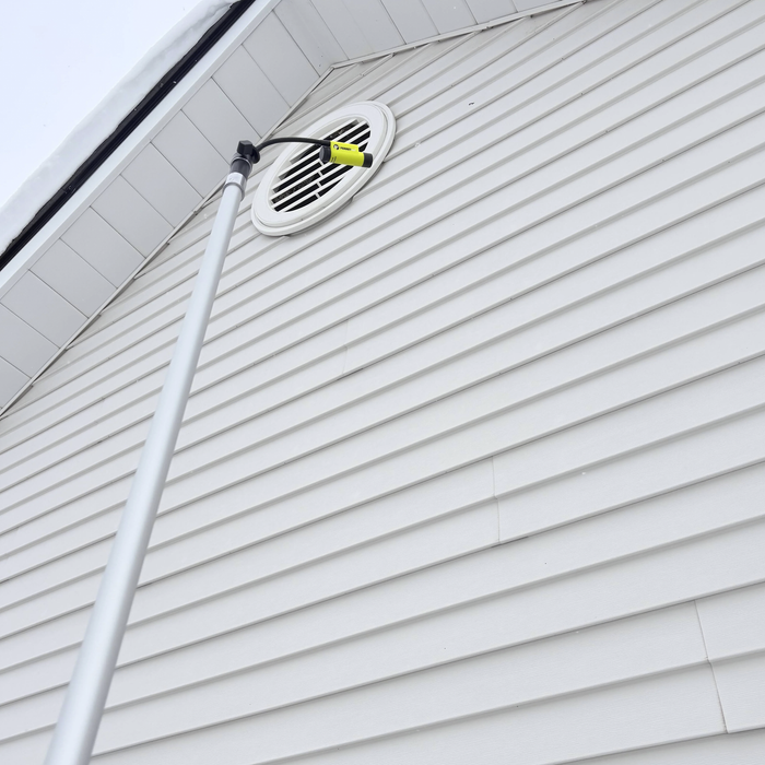 30ft - 5 section Extendable Alloy Pole with an adjustable Ferret camera mount