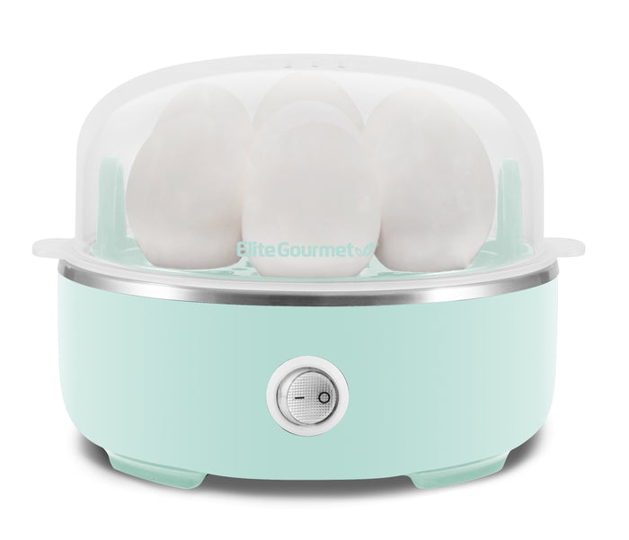 7-Egg Automatic Easy Egg Cooker (Black)